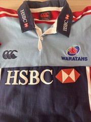 NRL NEW SOUTH WALES WARATAHS AUSTRALIA RUGBY UNION SHIRT CANTERBURY XL
