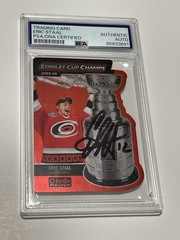 Eric Staal Signed Card OPC Stanley Cup Champs Slabbed PSA DNA PSA/DNA IP Auto a