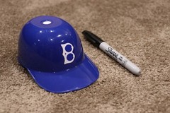 1938- 1955 Brooklyn Dodgers Robinson Vintage Stadium Ice Cream Helmet Sundae Cap