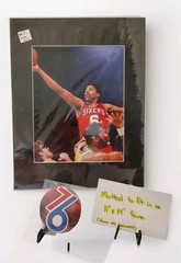 Julius Irving ~ Dr. J ~ 11&Prime;x14&Prime; Matted Ready to Frame ~ Paper Stock