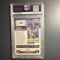 2023 Contenders Optic Stetson Bennett IV RC Auto Red /125 #133 PSA 9