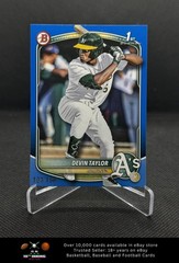 2025 Bowman Draft Blue Border /150 #BD-135 Devin Taylor