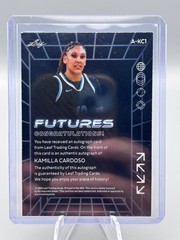 2024 Leaf Futures #A-KC1 Kamilla Cardoso Autographs Red #/49