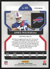 2021 Panini Prizm #434 Greg Rousseau Disco Rookie