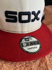 New Era 9FIFTY Snapback Cap Chicago White Sox White Red Navy MLB Baseball
