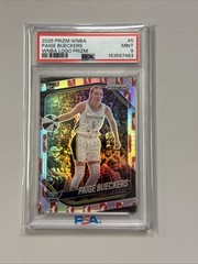 2025 Prizm WNBA Paige Bueckers WNBA Logo Prizm Psa 9
