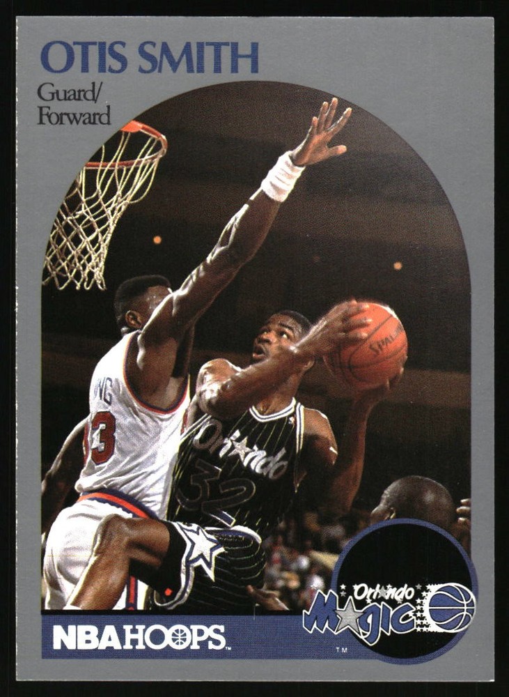 1990-91 Hoops Otis Smith #221 Orlando Magic