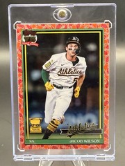 2026 Topps Japan Edition Jacob Wilson 1991 Orange Koi Fish 22 /25 SP Numbered