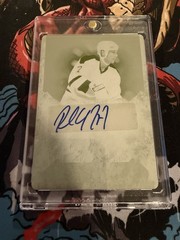 Leaf 2023 In The Game Used Hockey Paul Coffey Auto GUA-PC1 Oilers Printing Plate