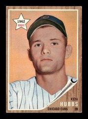 1962 Topps #461 Ken Hubbs Chicago Cubs EX CS26015217