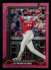 2025 Topps Update Elly De La Cruz Grand Giveaway Pink Holo Foil #US235 Reds