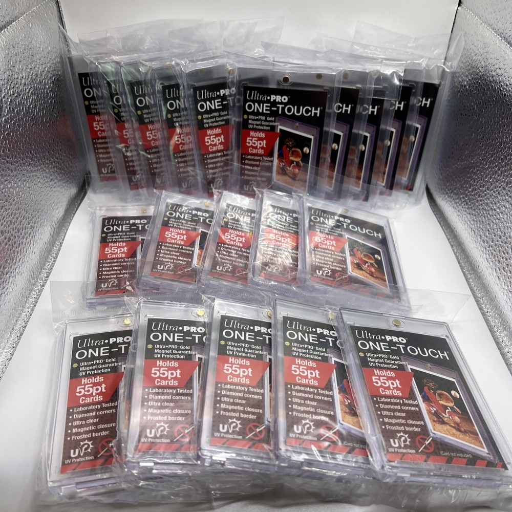 Ultra Pro One-Touch Magnetic Card Holder 55pt Point UV Protection – Lot of 20