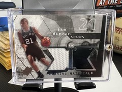 TIM DUNCAN 2004-05 SPx Winning Materials #WM-TD (MEM)