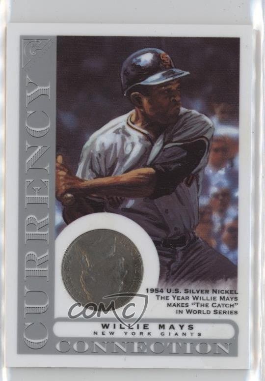 2003 Topps Gallery Currency Connection Willie Mays (1954 Silver Nickel) HOF 1k0x