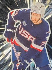 Jaccob Slavin 2025-26 UD Extended Series #692 Outburst Silver USA