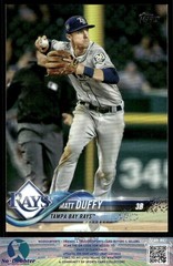 2018 Topps Update #US272 Matt Duffy Tampa Bay Rays U.18