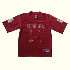 NIKE VTG Y2K RETRO OU SOONERS OKLAHOMA FOOTBALL #14 RED JERSEY SZ 5T