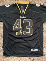 Troy Polamalu Jersey Black And Yellow Limited Edition Size 44(L)