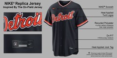 Nike Detroit Tigers Navy Alternate Limited Stitched MLB Jersey Mens Size S – 2XL