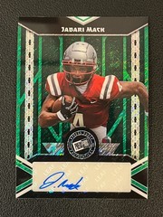 Jabari Mack 2024 Leaf Metal Press Proof Auto Green Shimmer /7 PPA-JM1