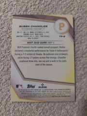 2025 Bowman&rsquo;s Best – Top Prospects Bubba Chandler #TP-9 Refractor (RC)