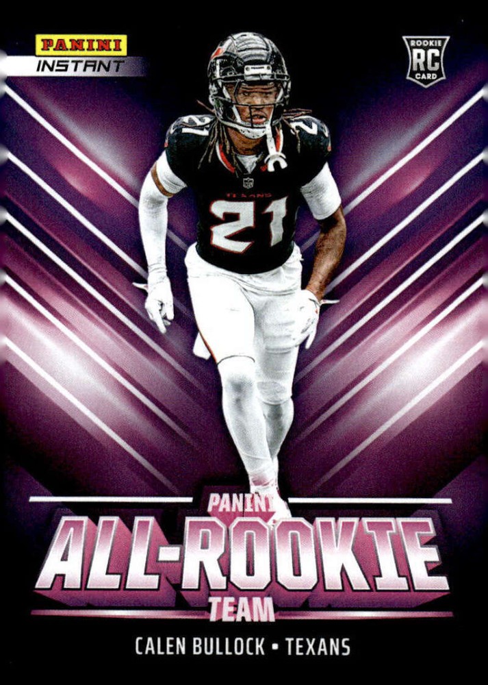CALEN BULLOCK RC 2024 Panini Instant All-Rookie Team PR:314 #21 Texans ID:133798