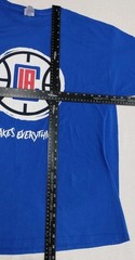 Los Angeles Clippers NBA Tshirt Blue Adult Size XL
