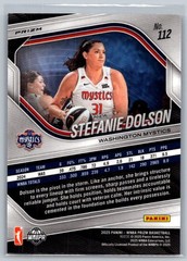 2025 Panini Prizm WNBA Stefanie Dolson Ice Prizms #112