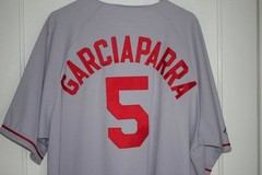 Majestic Boston Red Sox Nomar Garciaparra #5 Gray Road Jersey MLB Authentic