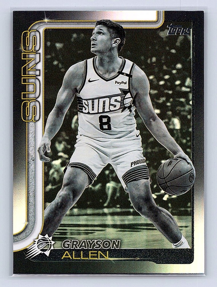 2025-26 Topps #161 Grayson Allen Blackout Phoenix Suns