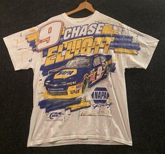 Chase Elliot NASCAR #9 All Over Print T Shirt Size XL Napa JR Motorsports
