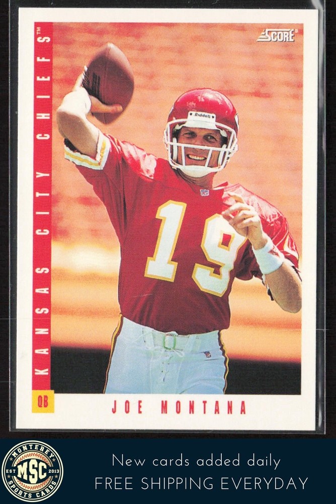 Joe Montana 1993 Score #253 NM-MT OR BETTER Kansas City Chiefs
