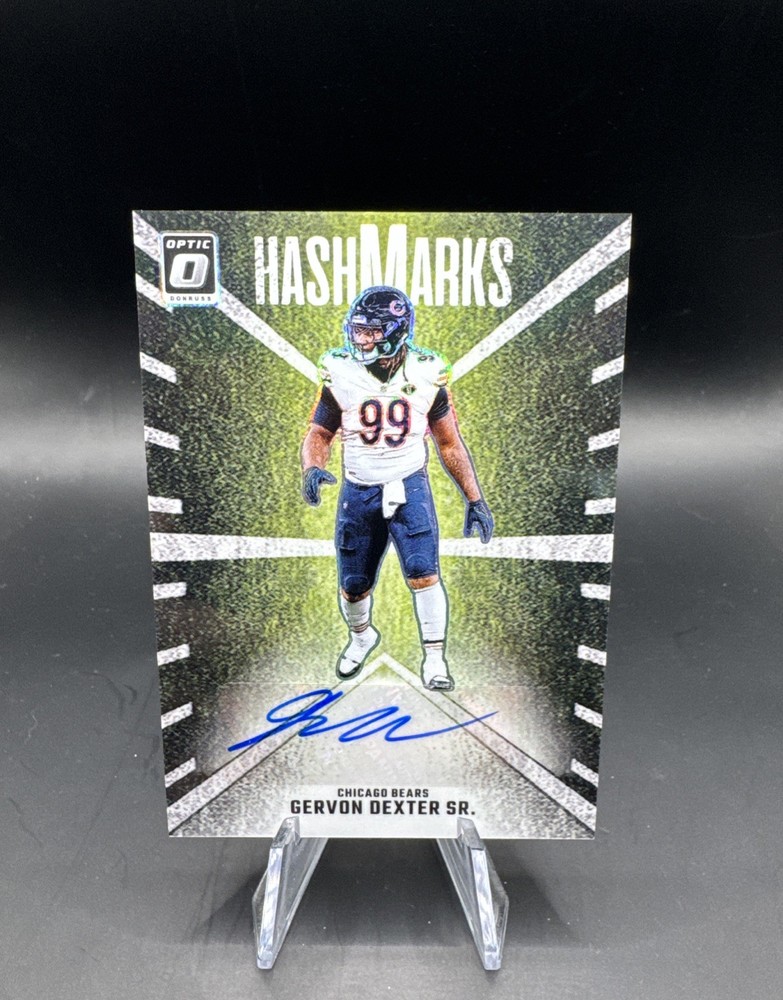 2024 Panini Donruss Optic – Hash Marks Gervon Dexter Autographed #HM-GDS (AU)
