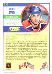1990-91 Score American #373 Geoff Smith