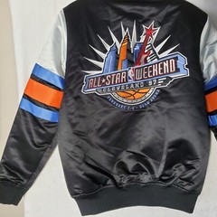 1997 NBA All Star Weekend Jacket Men&rsquo;s XS Snap-Button Cleveland Embroidered NWT