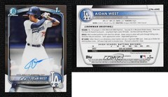 2025 Bowman Draft Chrome Prospect Aidan West #CPA-AWE Auto 0y2q