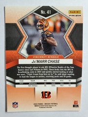 2022 Panini Mosaic Prizm Ja&rsquo;Marr Chase #41