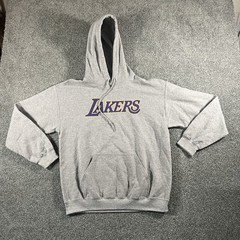 Fanatics Los Angeles Lakers Wright #08 Gray Pullover Hoodie Men’s Medium M