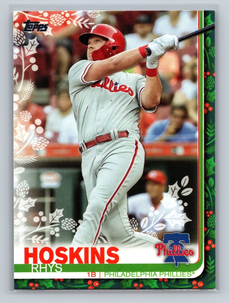 2019 Topps Holiday #HW54 Rhys Hoskins Philadelphia Phillies