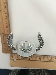 Victory Wreath Trophy Topper Riser – Plastic Silver and Fancy – 2 3/4&Prime; Tall .