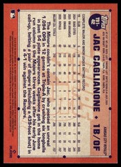2026 Topps Red Koi Fish Jac Caglianone Rookie 5/5 Kansas City Royals #75YA-JCA