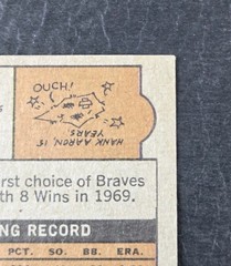 1972 Topps High # Card, Al Santorini #723, St Louis Cardinals -READ