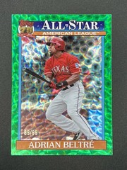 2026 Topps Series 2 Adrian Beltre /99 Green Crackle Board #91AS-2 1991 All-Star