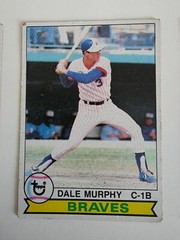 Card Lot Set 1980 Topps Dale Murphy Braves # 274 1983 #760 1979 #39 1984 #150
