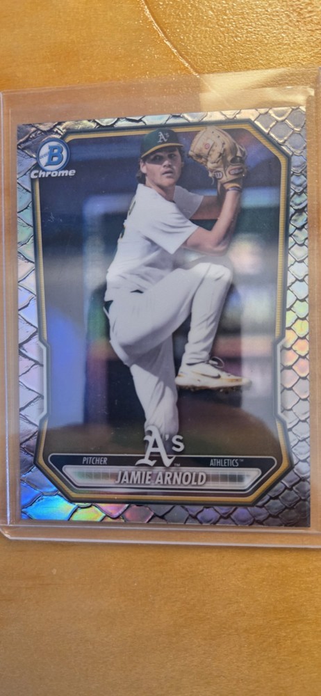 2026 Bowman- Jamie Arnold #BCP-112 Chrome Prospects Reptilian Refractor