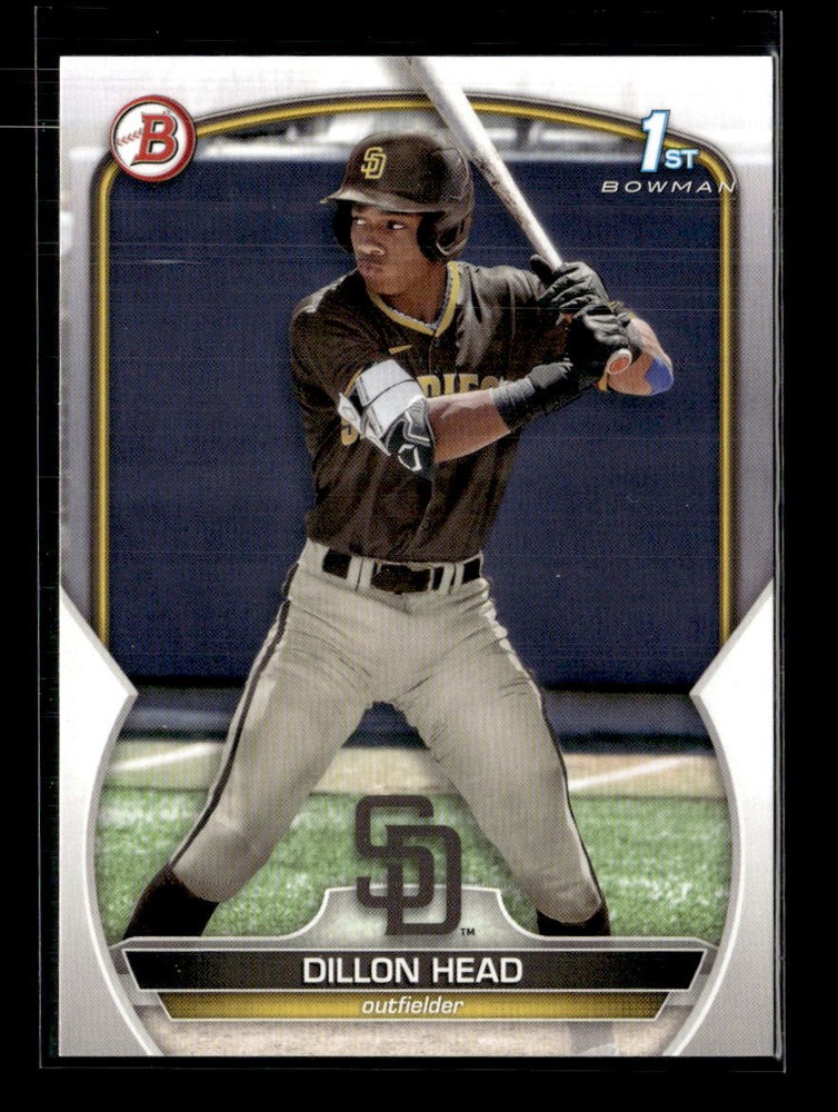 2023 Bowman Draft Paper Dillon Head Padres 5 Card Lot 1st #BD-7