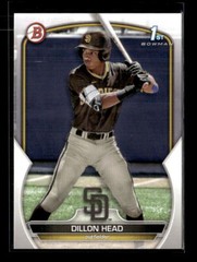 2023 Bowman Draft Paper Dillon Head Padres 5 Card Lot 1st #BD-7