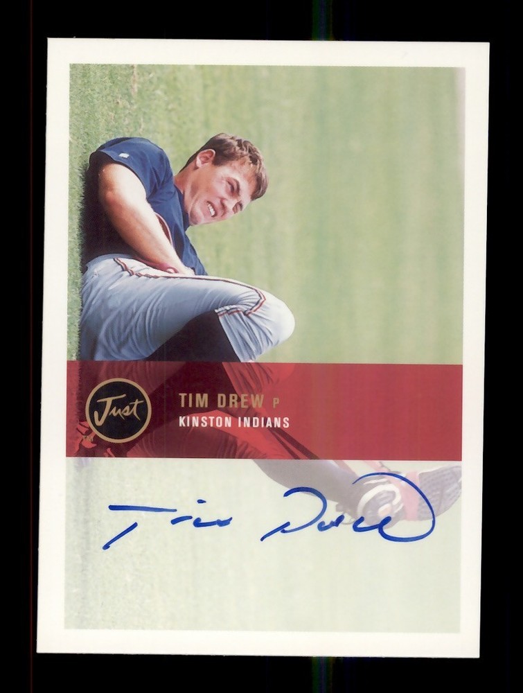 2000 JUST MINORS #BA-46 TIM DREW ROOKIE RC AUTO