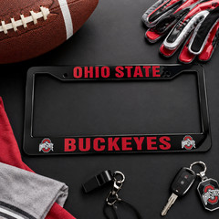 Ohio State Buckeyes Black License Plate Frame Cover – EliteAuto3K