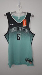 NWT New York Liberty WNBA Natasha Howard Women Large Rebel Edition Green Jersey